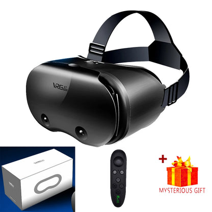 3D virtual reality-bril voor iPhone en Android, VR-headset met echte lenzen