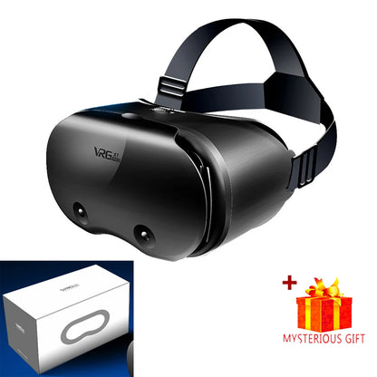 3D virtual reality-bril voor iPhone en Android, VR-headset met echte lenzen